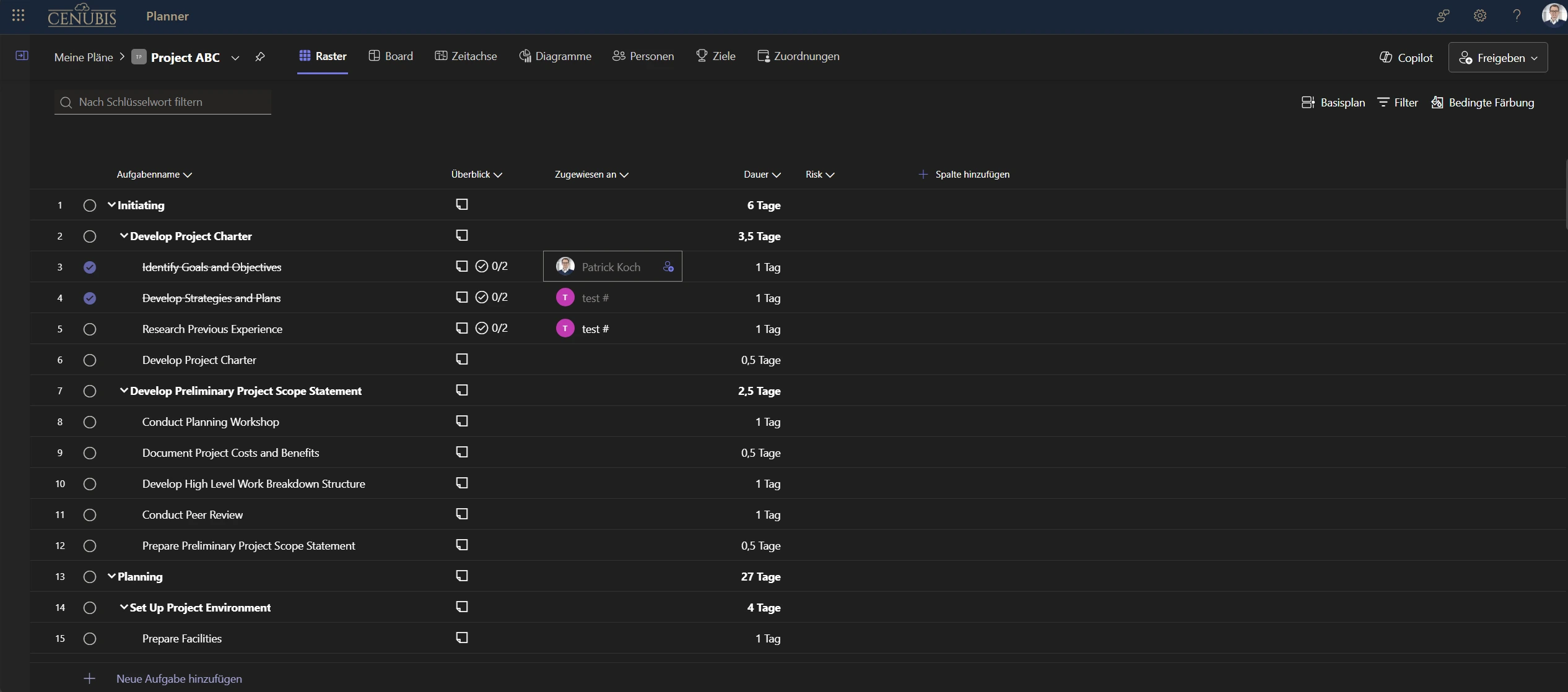 Microsoft Planner Project
